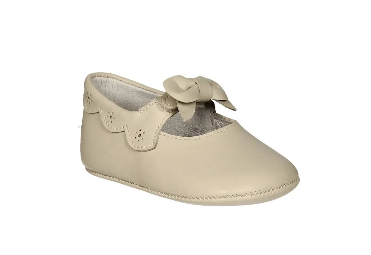 Angelito Beige Lazo Con Velcro