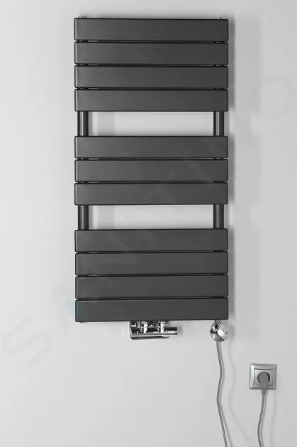 Aqualine Bondi - Elemento calefactor 45x93 cm, 425 W, antracita DC405T