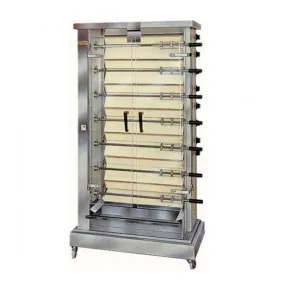 Asador de pollos a gas Asdor R-28 de 7 espadas
