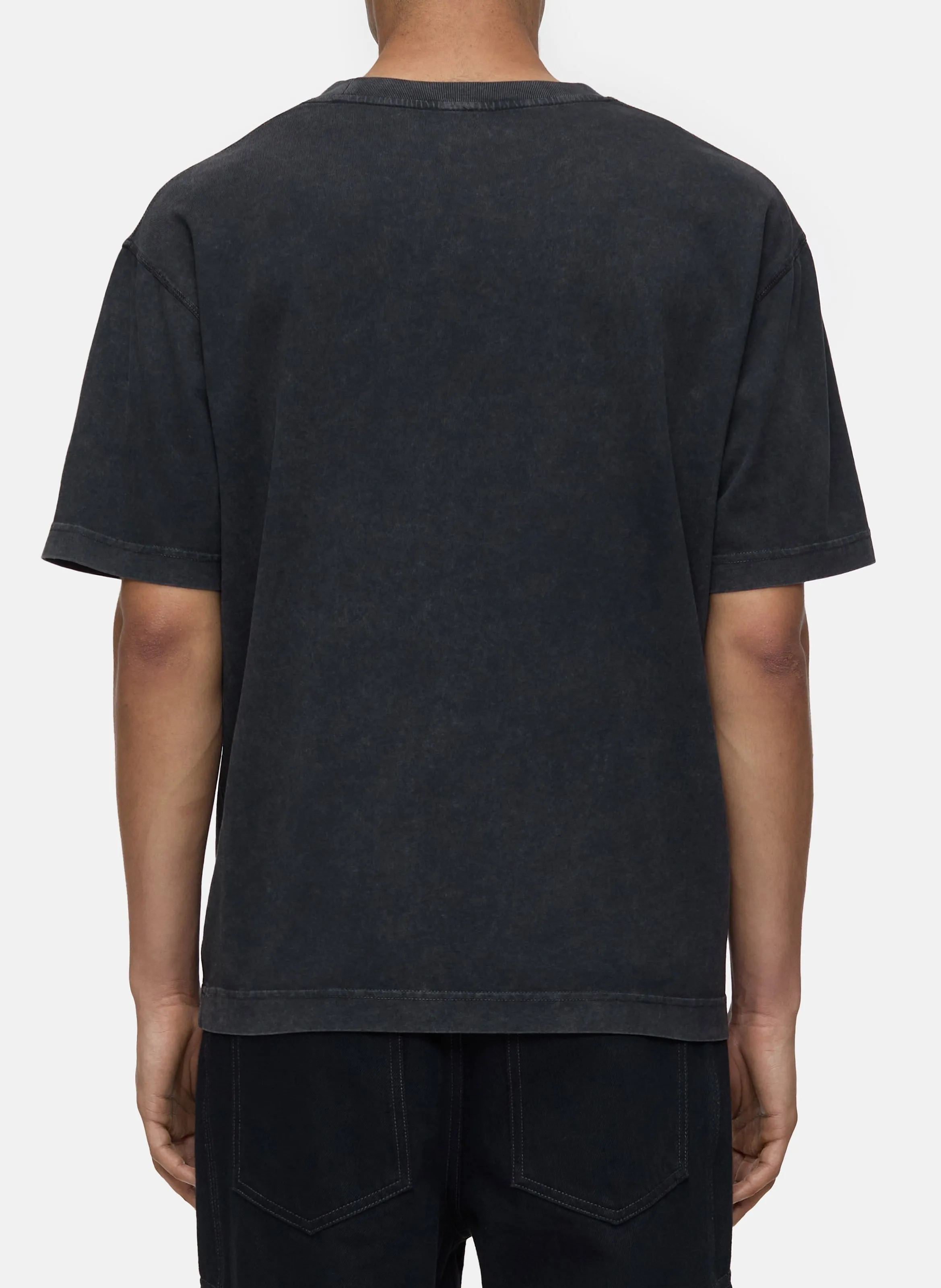 CLOSED Camiseta con cuello redondo  en negro