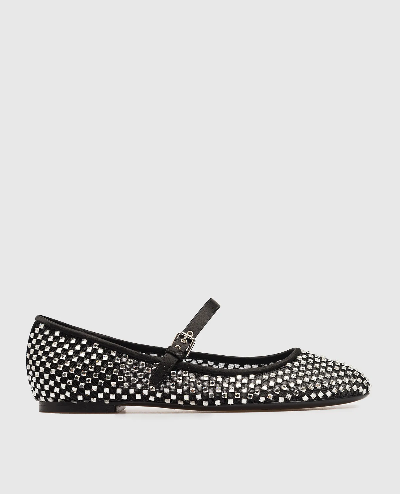 Dolce&Gabbana Black ballet flats with crystals