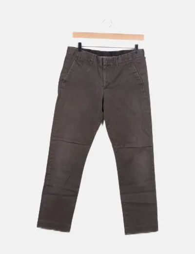 Express  Pantalón chino gris