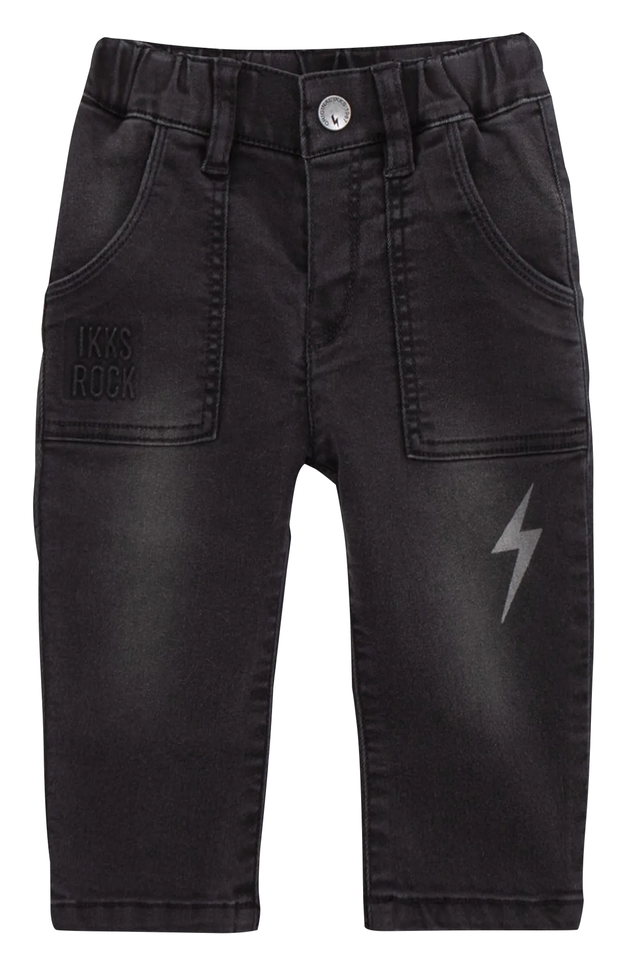 IKKS JUNIOR Jean en denim délavé en negro