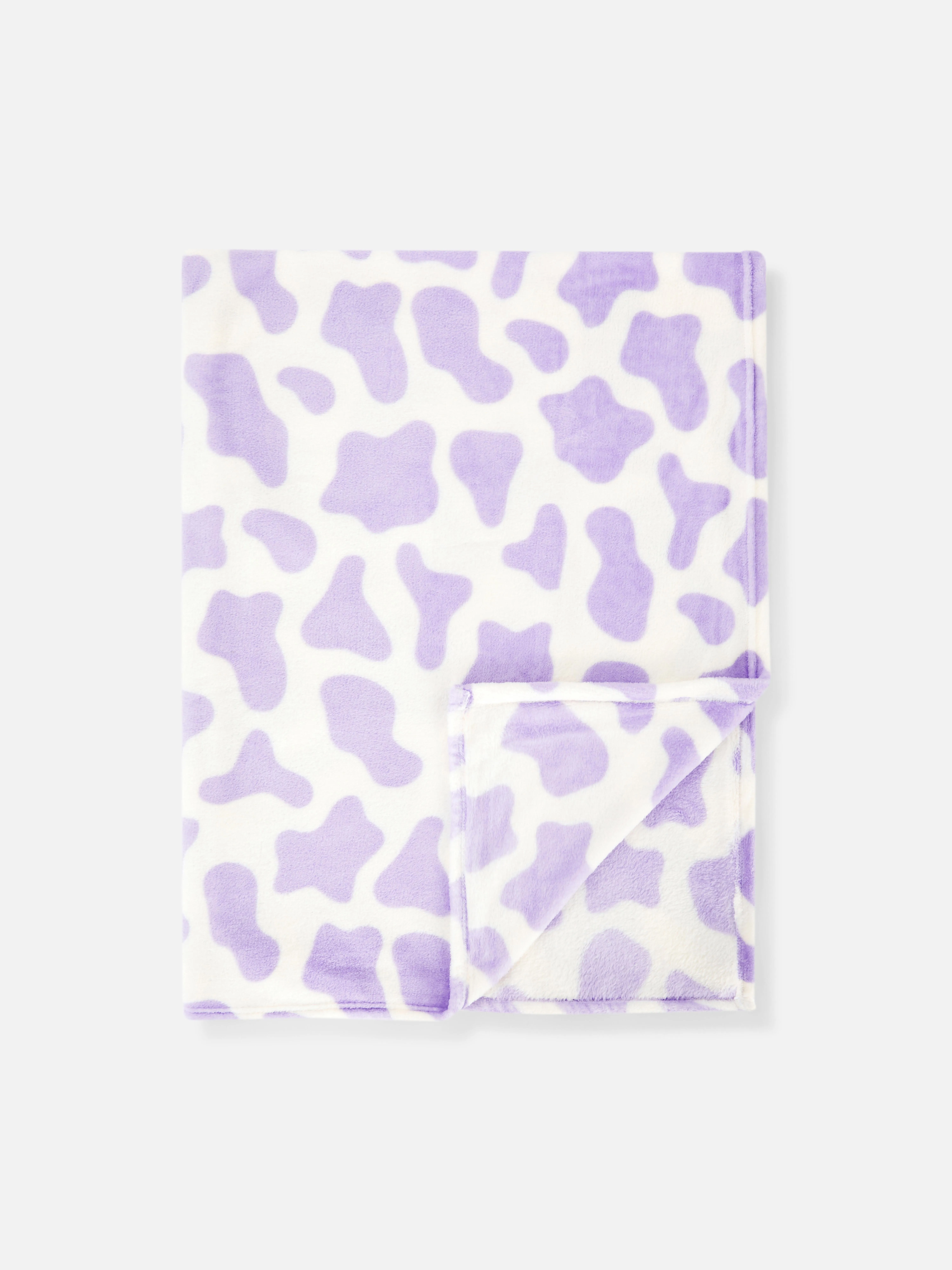 Manta con estampado vacuno