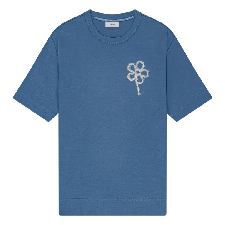 NN.07 Camiseta de algodón ecológico Pedro 3525 | Azul